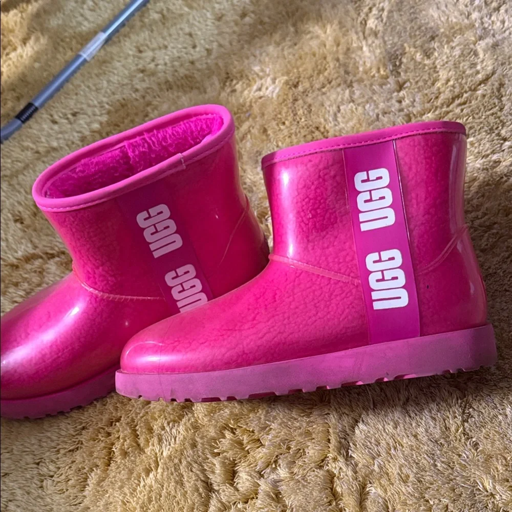 UGG Bright Pink Boots Womens 8 - Picture 1 of 8